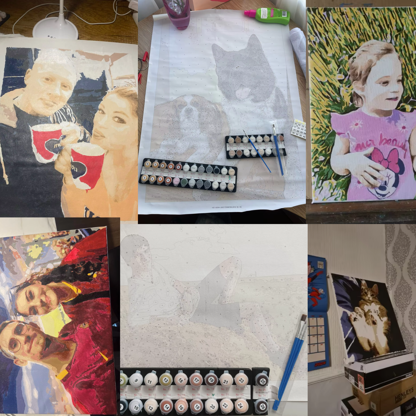 Kit de peinture par numéros personnalisé