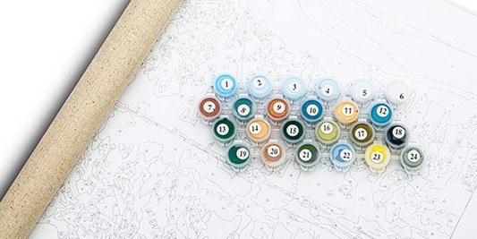 personalised paint by numbers