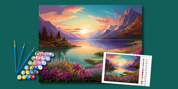 custom paint by numbers kit