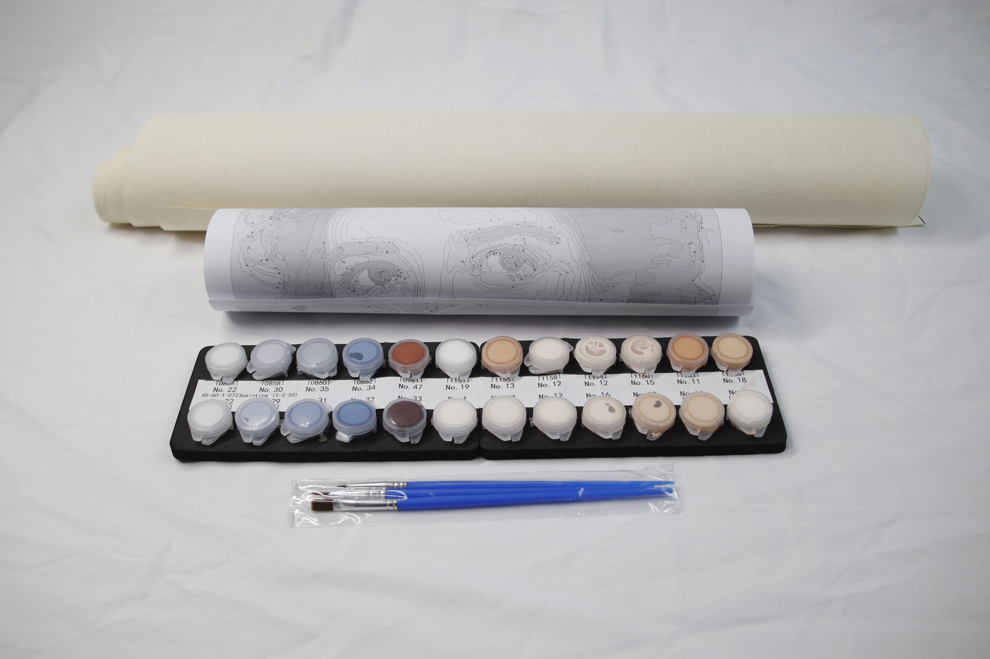 Custom Paint By Numbers Kit - Upload Your Photo - Brush Set Included